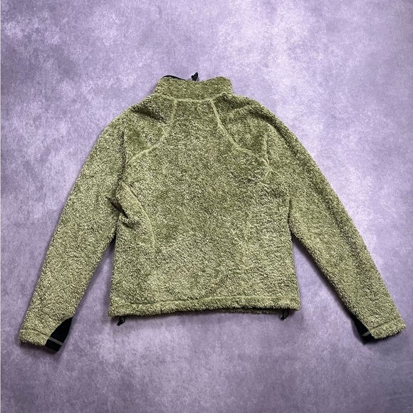 Olive Green Fleece Jacket - Picture 2 of 5